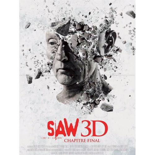 Saw 3 D - 7/Sept - Chapitre Final (Saw 7 - 3 D) - Véritable Affiche De Cinéma Pliée -Format 40x60 Cm-De Kevin Greutert Avec Cary Elwes, Tobin Bell, Costas Mandylor, Betsy Russell, Gina Holden- 2010