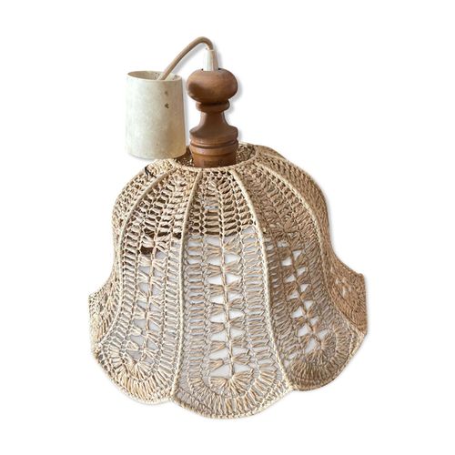 Suspension Raphia Targetti Beige