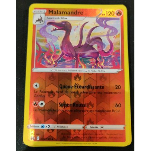 Pokemon Malamandre Reverse 028 / 159 Zenith Suprême