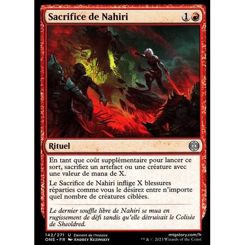 Sacrifice De Nahiri - Magic - Tous Phyrexians - U - 142/271