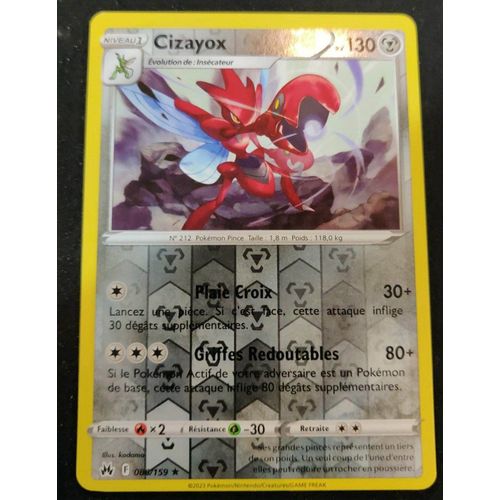 Pokemon Cizayox Reverse 086 / 159 Zenith Suprême