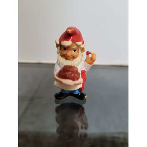Figurine Kinder Les Nains Au Travail - Nain Patissier K95 C 4cm