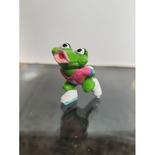 Figurine Kinder - Collection Grenouille - Grenouille Patineuse 1993 3,5 Cm