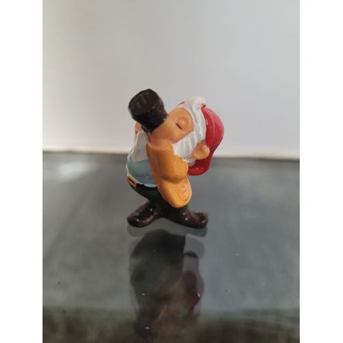 Figurine Kinder - Collection Les Nains - Nain Buvant Une Bière 1992 4cm