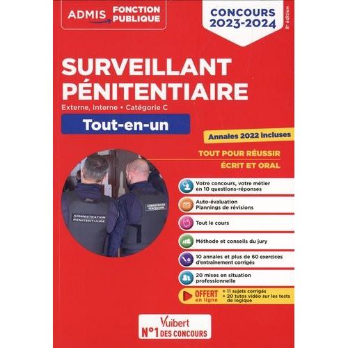 Concours Surveillant Pénitentiaire - Tout-En-Un - Externe, Interne, Catégorie C