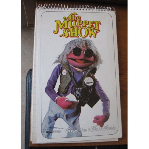 Bloc Notes Vintage The Muppet Show 1976