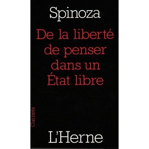 De La Liberté De Penser Dans Un Etat Libre