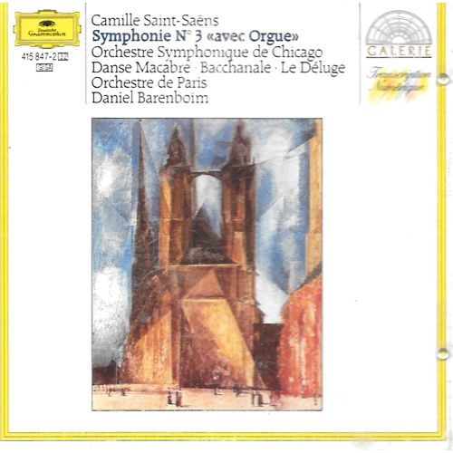 Camille Saint-Saëns - Symphonie N°3 Avec Orgue / Danse Macabre (Daniel Barenboim) [Cd Album - 1981]