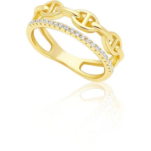 Bague Femme Bijoux Gioiapura Mesure 18 Classique Cod. St64511-Or18 Gioiapura