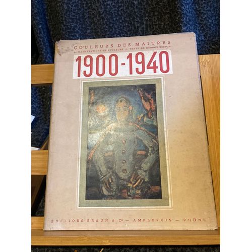George Besson 1900-1940 Couleurs Des Maîtres 24 Illustrations Ed. Braun 1945