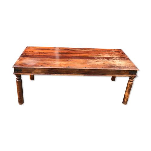 Table De Bois Exotique 200x90cm Bois