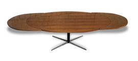 Table Ovale Annes 50 60 De Jm Thomas For Wilhelm Renz Vintage A Systeme Reglable Bois