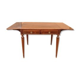 Table Style Louis Xvi En Palissandre Incrustation Citronnier Bois