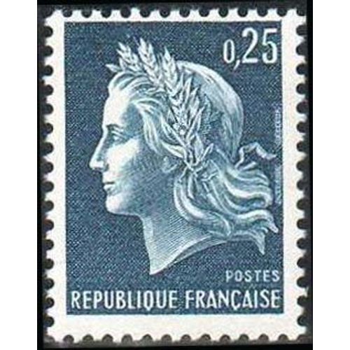 Timbre France 1967 Oblitéré- Marianne De Cheffer - 0.25 Yt1535