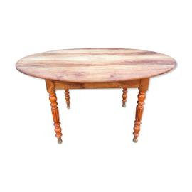 Table Ovale Ancienne En Cerisier  Pitement Parapluie Bois