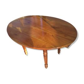 Table Ovale En Merisier Poque Louis Philippe Bois