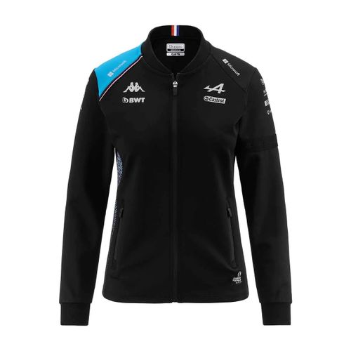 Sweatshirt Zip Femme Kappa Atrisa Bwt Alpine F1 Team Officiel Formule 1
