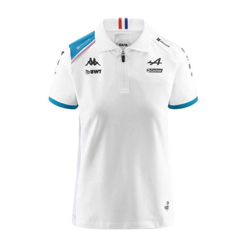 Polo Femme Kappa Acrew Bwt Alpine F1 Team Officiel Formule 1