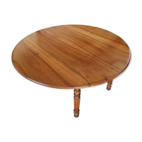 Table Ronde En Bois Massif Bois