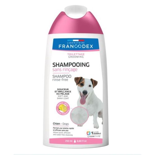 Shampooing Sans Rinçage 250ml Pour Chien