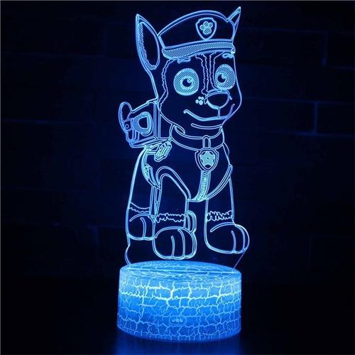 Lampe Stitch,Veilleuse de dessin animé 3D enfant rechargeable