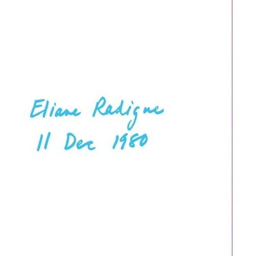 Eliane Radigue - 11 Dec 80 [Compact Discs]