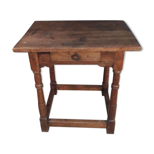 Table Carre Rustique En Chne Bois