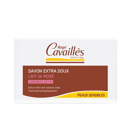 Savon Solide Extra-Doux Rogé Cavaillès Lait De Rose 250g 