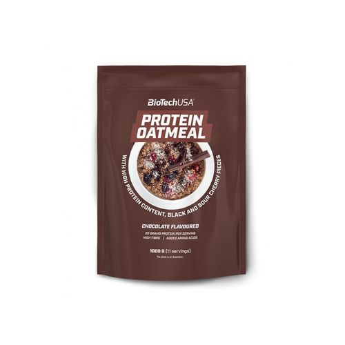 Protein Oatmeal (1kg)|Chocolat - Cerise|Flocons D'avoine|Biotech Usa 
