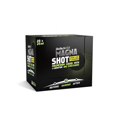 Boîte De Magna Shot (20x25ml)| Magnésium|Biotech Usa 