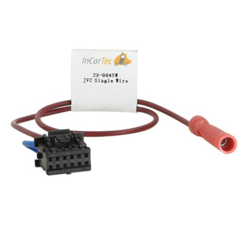 Cable De Connection Lead Incartec Pour Autoradio Jvc 1 Fil