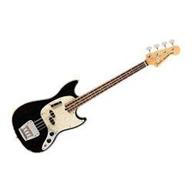 Fender Justin Meldal-Johnsen Road Worn Mustang - Basse Électrique - Noire
