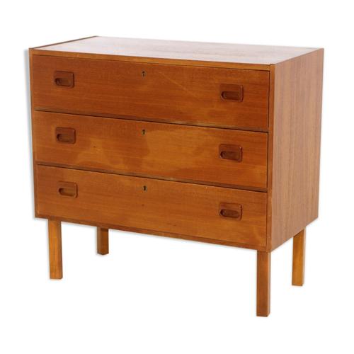 Commode En Teck Sude 1960 Bois