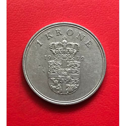 1 Krone - Frederik I X - 1972 - Danemark