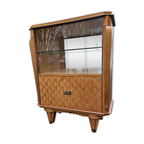 Buffet Vitrine Art Dco 1950 Bois