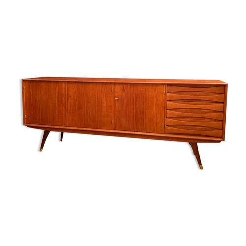 Enfilade Par Sven Andersen Stavanger Furniture Factory Norvge Annes 1960 Bois