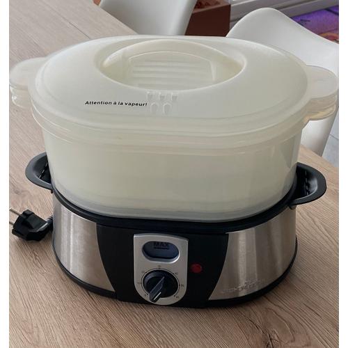 Cuiseur vapeur 1000 watts kitchencook modèle foodeo v2
