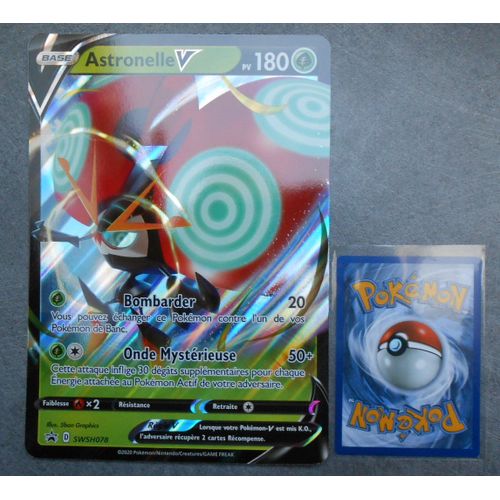 Astronelle V Swsh078 - Jumbo - Jumboost X Epée Et Bouclier 4 Voltage Éclatant - Portfolio A4 - Rangement 180 Cartes