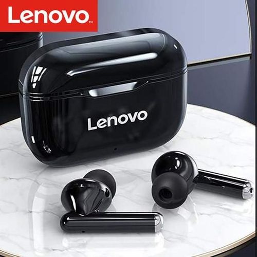 Lenovo LP1 TWS Écouteurs Bluetooth 5.0 sans fil - Sport étanches - réduction du bruit - Noir