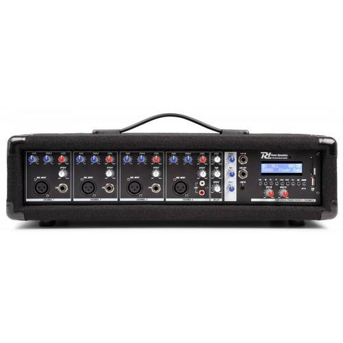 Table de mixage amplifiée 4 canaux - 800W - BLUETOOTH/USB - Power Dynamics PDM-C405A + Tél