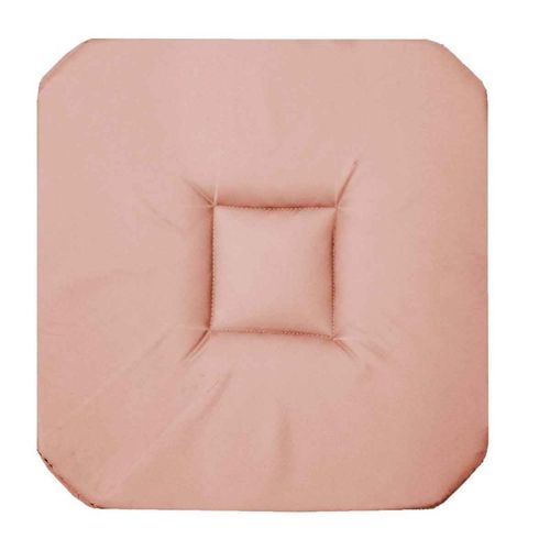 Galette De Chaise "Panama" 36x36cm Rose Poudré