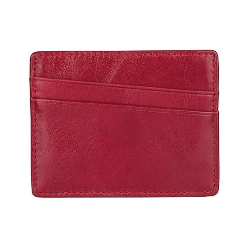 Porte-cartes pour femme, porte-cartes RFID, rouge,LV241