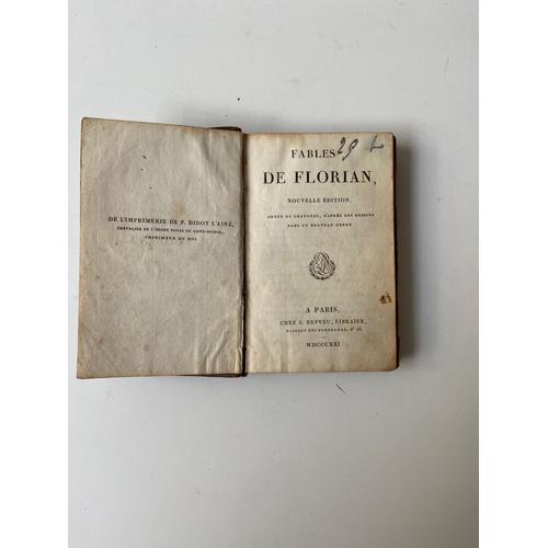 Fables De Florian - Nouvelle Édition Ornée De Gravures, D'après Des Dessins Dans Un Nouveau Genre