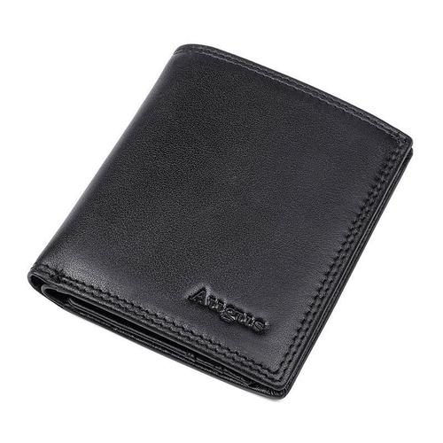 Porte-cartes RFID court pour homme, noir,LV1316