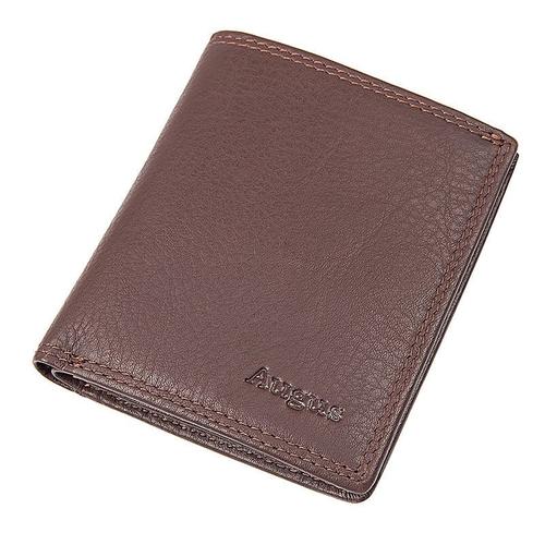 Porte-cartes RFID court pour homme, marron,LV1709