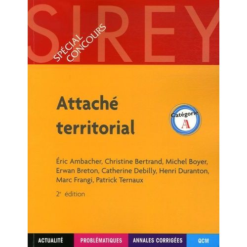 Attaché Territorial - Catégorie A
