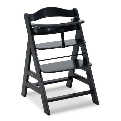 Chaise Haute Évolutive Alpha+ 2 En 1 Noir - Hauck