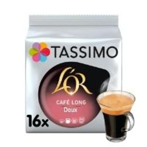 Tassimo L'or Café Long Doux Lot De 5 Paquets De 16 Dosettes De Café