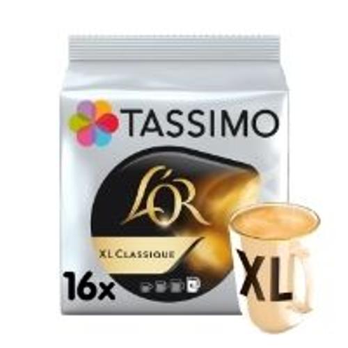 Tassimo L'or Xl Classique Lot De 5 Paquets De 16 Dosettes De Café