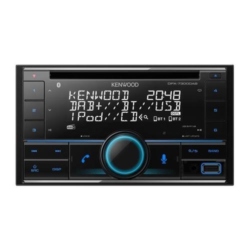 Autoradio - KENWOOD - 2 DIN DPX-7300DAB - CD - USB - Bluetooth - iPhone - DAB+